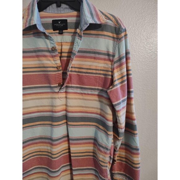 American Eagle | Striped Button down | S - Picture 3 of 5